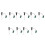 USB  Humidifier Mist Driver Circuit Board Fogger Atomization Film Atomizer Sheet DIY Kits 10Pcs 1