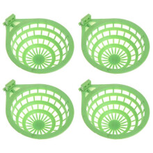 4X Bird Nest Plastic Hollow Hanging Cage Eggs Hatching Tool Pan Finch Canary