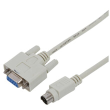 10X DB9P A 8P Din RS232 Cable de Descarga 8.2 para PLC DVP-EH
