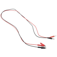 12pcs 1M Long Alligator Clip to Banana Plug Test Cable Pair for Multimeter