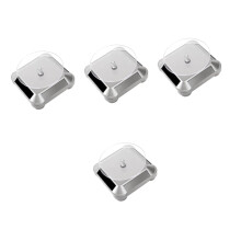 Solar Powered Rotating Display Stand 360 Smooth Turntable for Jewelry Watches Photography 4pcs