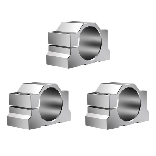 3pcs 65mm CNC Spindle Motor Clamp Mounting Bracket,Spindle Motor Mount Support with 12pcs Screw