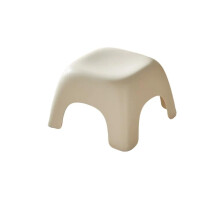 Plastic Footstool Non Slip Lightweight Portable Ottoman for Home Office Desk and Entryway Use