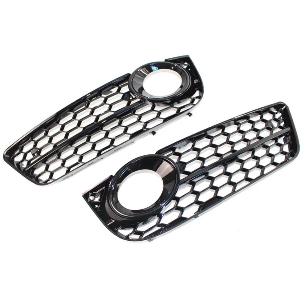 Fog Cover With Honeycomb Mesh Front Bumper Grille For Audi A5 Coupe Sportback Replacement Light 9092120850765