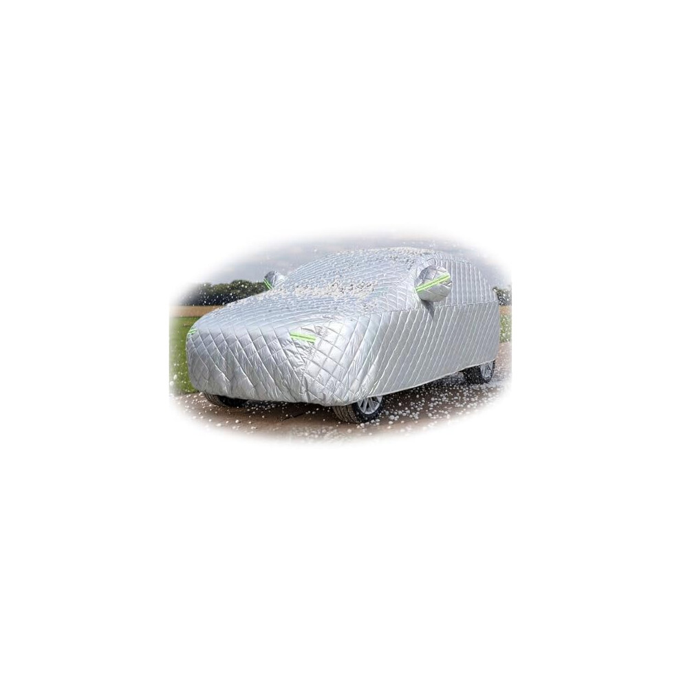 Car Hail Protector Waterproof Cover For Saturn Sseries 19902003, Thickened Uv And Snow Protection Silver 9330225046172
