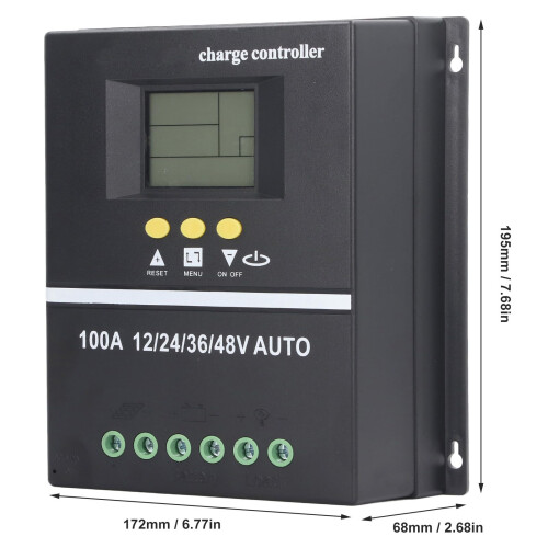 Dual MPPT Solar Charge Controller for PV Systems, ABS Housing Regulator with Dual Panel Inputs 1