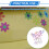 Reflective Car Sticker Multicolor Laser Hahaha Pattern Reflective Bumper Decal for Night Visibility 3