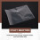 50PCS Transparent Waterproof Envelope Folder with Buttons, A4 Size, Thickened Plastic Material for School Office 8