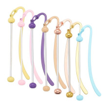 7 St Gör-Det-Själv Pärlbara Bokmärken Bulk, Pärlbara Bokmärken, Hängstång, Hantverkspärlstavar för Bokbandskedjor för Elever, Lärare