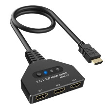4K@60hz -Compatible Box 3 in 1 Out 2.0 Switcher Adapter Converter for PS4 PS5 HDTV