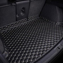 Trunk Mat for Fiat 500X 20152023 Waterproof AntiSlip Leather Cargo Liner Custom Fit AllSeason Black Beige