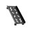 Adjustable PC Tower Stand with Locking Casters, Ventilated Steel Base for Gaming and Office Use 1