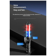 New Digital Alcohol Tester Sound and Light Alarm Traffic Home Investigation Alcohol Tester LCD Display Breathalyz
