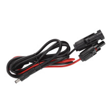 16AWG Solar Panel Extension Cable with Solar Connector to DC 5.5mm Adapter, Durable Copper Wiring for Fast Power Transfer