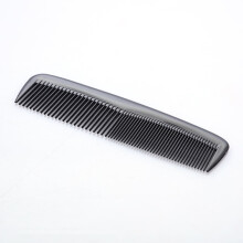 24Pcs Black Plastic Hair Comb Detangle Styling Straight Teeth for Men Household Use 5.1x1.3x0.2in