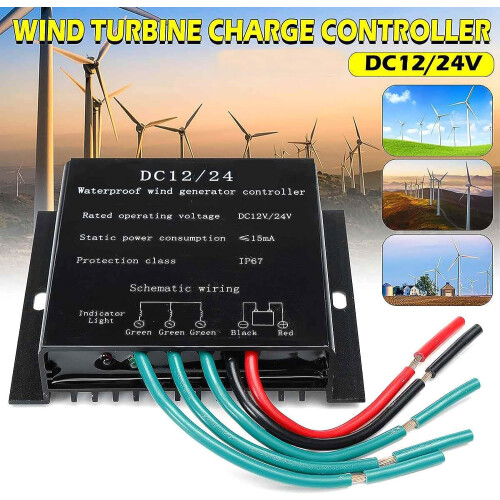12V 8000W Wind Turbine Charge Controller IP67 Waterproof  Efficiency Battery Regulator 1