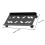 Adjustable PC Tower Stand with Locking Casters, Ventilated Steel Base for Gaming and Office Use 2