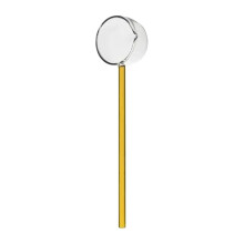 BearHeat Glass Round Long Handle Soup Spoon – Transparent Borosilicate Stirring Spoon for Coffee, Bars & Banquets