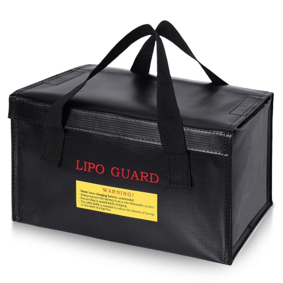Lipo Safe Bag Fireproof Explosionproof With Charging Port 260X130x150mm Battery Storage Guard 9092120851977