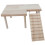 Topbathy Small Animal Ladder Hamster Pet Activity Structure Beige 1 Set 5