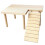 Topbathy Small Animal Ladder Hamster Pet Activity Structure Beige 1 Set 6