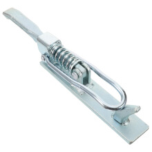 Heavy Duty Trailer Hitch Lock with Secure Spring Latch, Carbon Steel Hasp for Cargo and Equipment