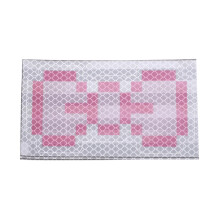 Pink Reflective Car Sticker Bow Knot Design Visibility SelfAdhesive WeatherResistant PVC Decal