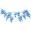 Banner Oktoberfest cu fanioane, 1 set 6