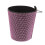 1Pack Car Trash Can Pink Rhinestone Pu for Simple Use 5