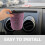 1Pack Car Trash Can Pink Rhinestone Pu for Simple Use 6