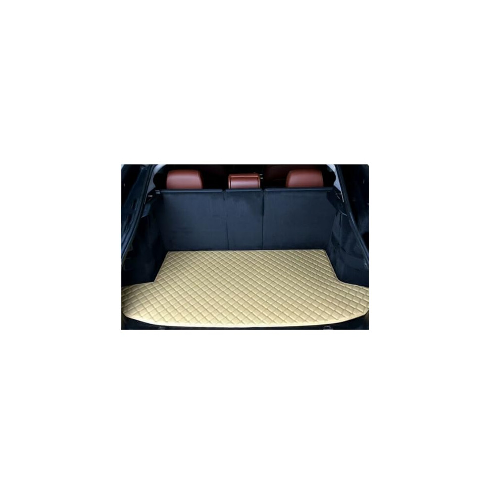 Waterproof Car Trunk Mat For Suzuki Alivio, Nonslip Durable Cargo Liner With Scratch Resistant Protection Beige 9092120226355