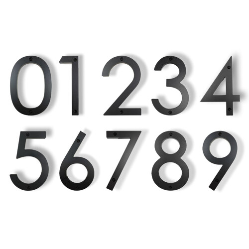 Modern Floating House Number - Acrylic Creative Digital Set 2