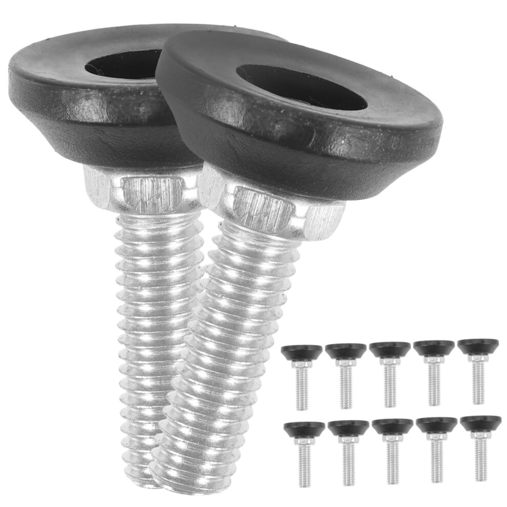 12Pcs Heavy Duty Furniture Levelers With Threaded Inserts Adjustable Feet For Tables And Chairs 9771547106739