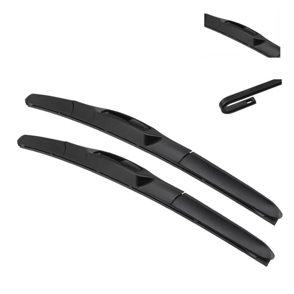 Wiper Blades For Toyota Auris 20072012 26In + 16In J Hook Set, Clear Vision Low Noise Durable Rubber 9771547602422