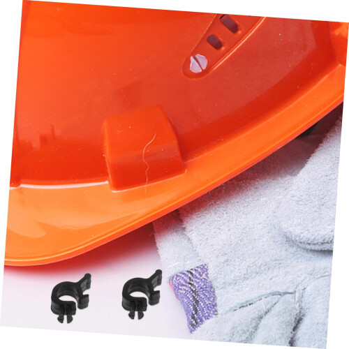 10pcs Mining Helmet Cable Clips for Headlamp Wires Secure Attachment Easy Install for Construction 1