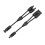 Y Branch Solar Panel Connectors 2Way PV Cable Connector IP67 Waterproof Fast Connect Design 1