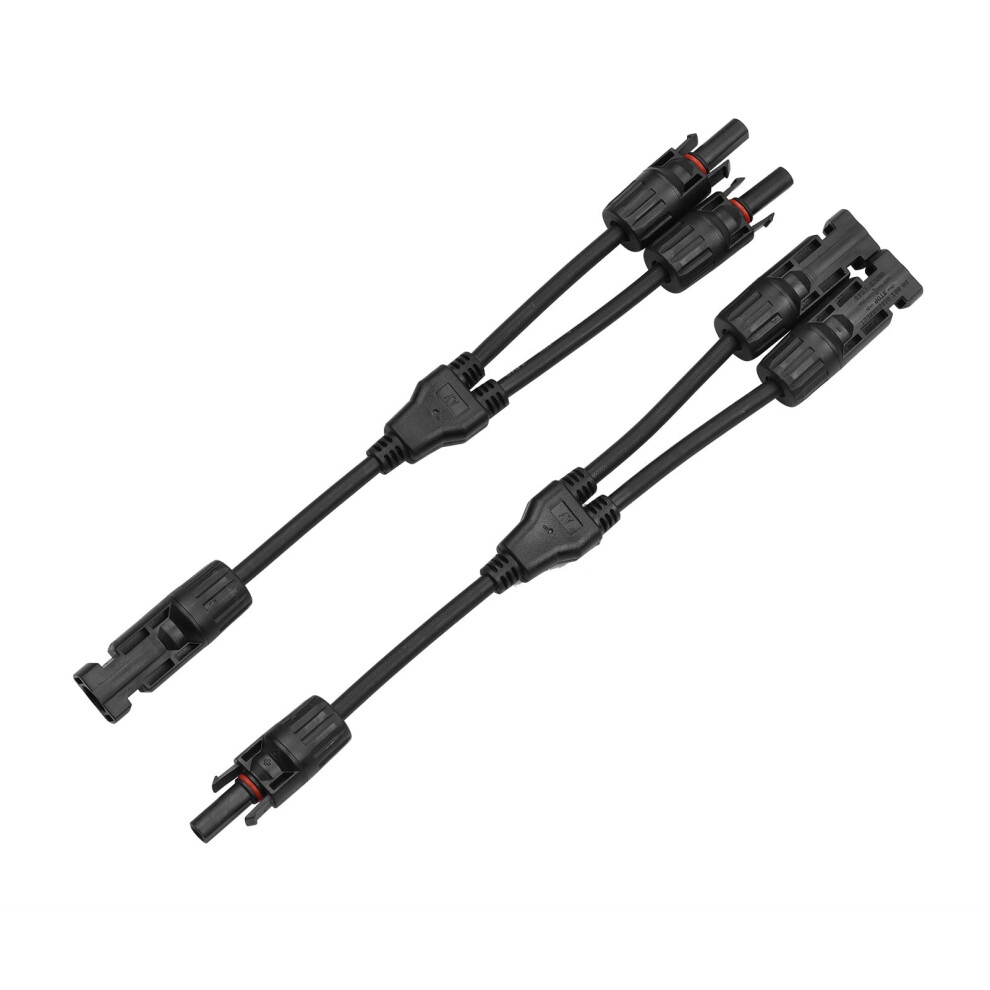 Y Branch Solar Panel Connectors 2Way Pv Cable Connector Ip67 Waterproof Fast Connect Design 9771547107040