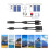 Y Branch Solar Panel Connectors 2Way PV Cable Connector IP67 Waterproof Fast Connect Design 2
