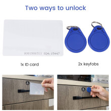RFID Electronic Cabinet Lock DIY for Wooden Drawer Cabinet, Ready for Use & Programmable