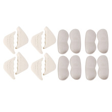 4 Pairs of Shoe Padding and 4 Pairs of Heel Grip Padding, Adjustable Shoe Pads, Soft Sponge, Toe Plug, Foot Support Pad, Men's and Women's