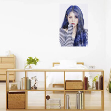 DIY IU Korean Star Singer Full Diamond Round Diamond Diamond Painting 30X40cm Suite Room Decoration