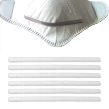 50Pcs 90mm Aluminum Strip Nose Bridge, Mask Nose Bridge Strip Aluminum Strip for Face DIY Making Accessories Crafts