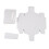 10 Pcs Macarons Box White Bronzing  Paper Gift Packaging Box Kid Birthday Wedding Cake Boxes for Guests Candy 10