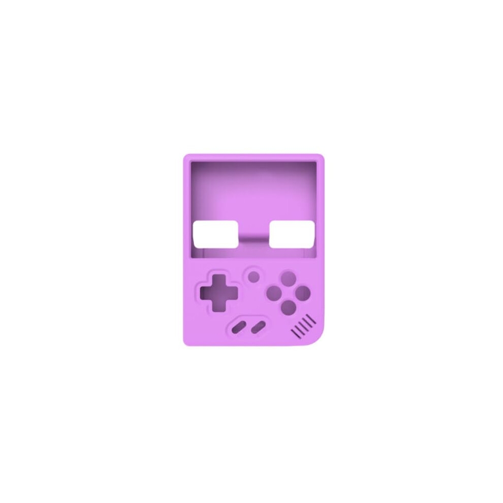 Case For Miyoo Mini Plus Silicone Cover Retro Game Console Soft Sleeve With Lanyard Purple 9771547107613