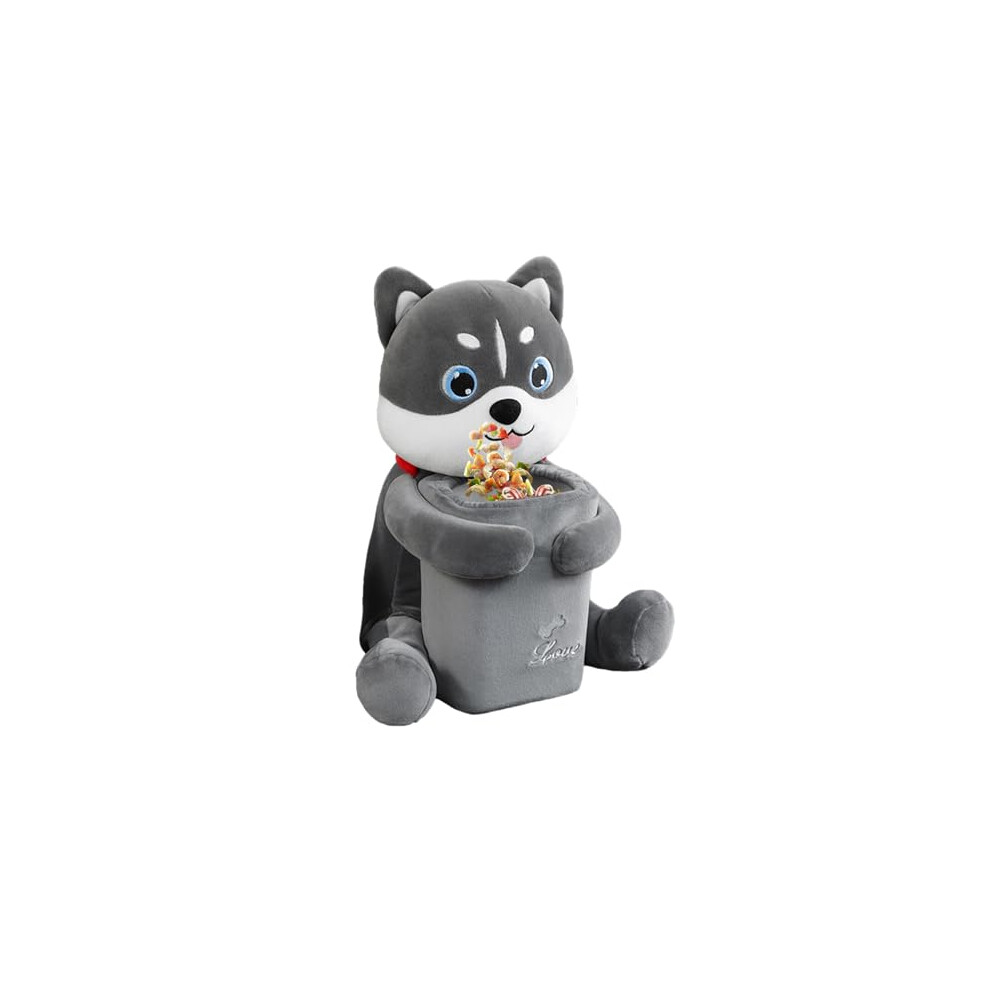 2In1 Cute Animal Car Tissue Box And Trash Can, Space Saving Armrest Organizer With Quick Tissue Access 9092120226577
