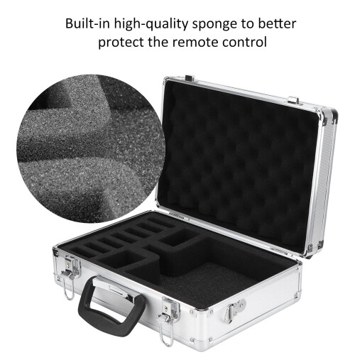 RC Transmitter Case Aluminum Shell for JR FUTABA 2.4G Universal Remote Controller with Shoulder Strap 1