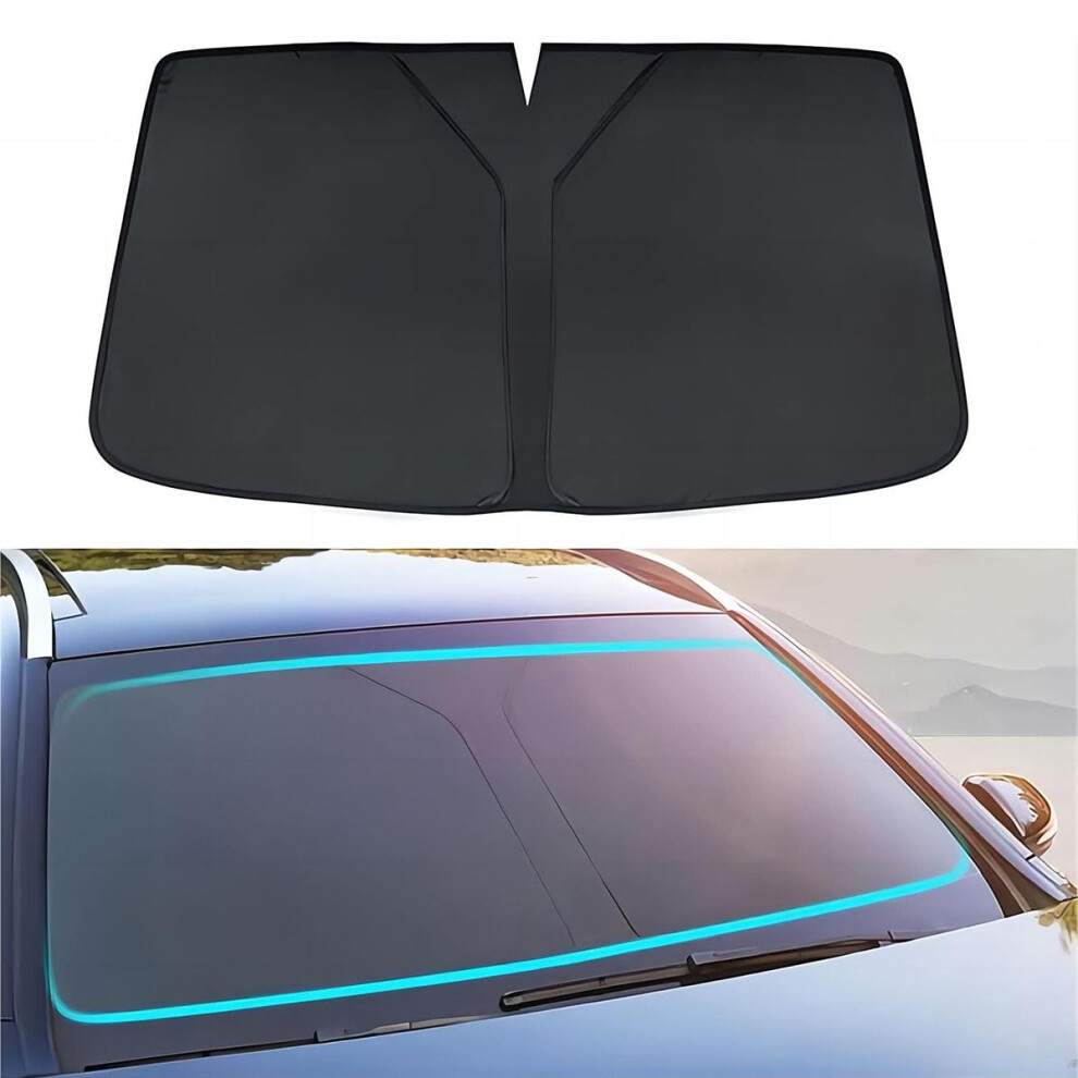 Car Sun Shade For Buick Envision S 20202024, Foldable Windshield Sunshade Uv Protection Heat Blocker, Black 9330225112815
