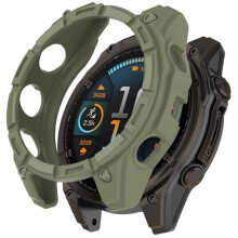 Protective Case 51mm Army Green TPU Cover, Shockproof Full Coverage Outdoor Shield for Garmin Fenix 8