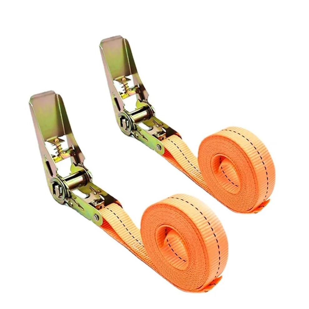 6 Pack Heavy Duty Ratchet Tie Down Straps For Trailers, Trucks And Motorcycles, 19.68Ft Polyester Cargo Securing With QuickâRelease Buckle 9771547602644