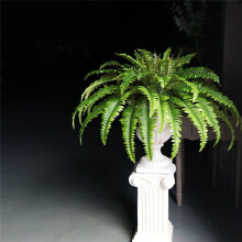 Artificial Ferns for Outdoors & Indoors,Large Faux Ferns Fake Boston Fern Plant for Planter Garden Porch Entrance A